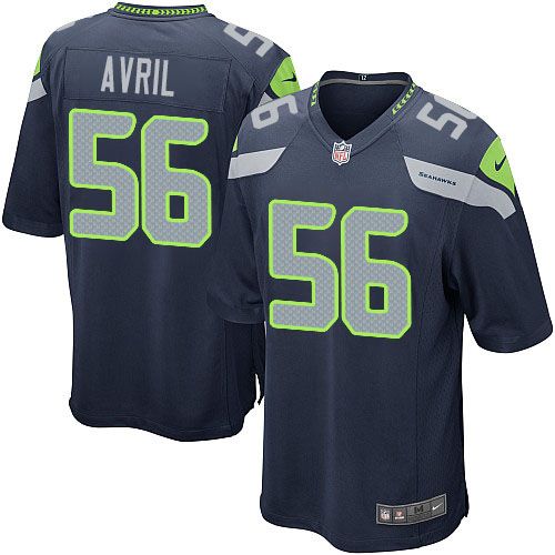 Nike Seahawks #56 Cliff Avril Steel Blue Team Color Youth Stitched NFL Elite Jersey